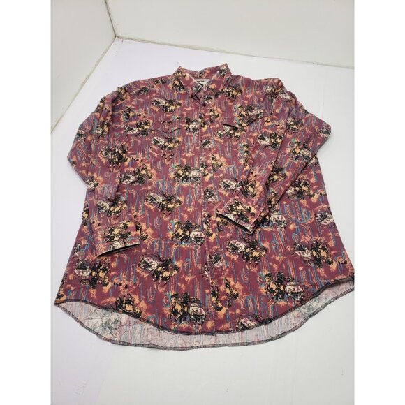 Wrangler Cowboy Cut Tall Man XLong Tails 100% Cotton 18.5/26 Single Needle - Picture 1 of 8